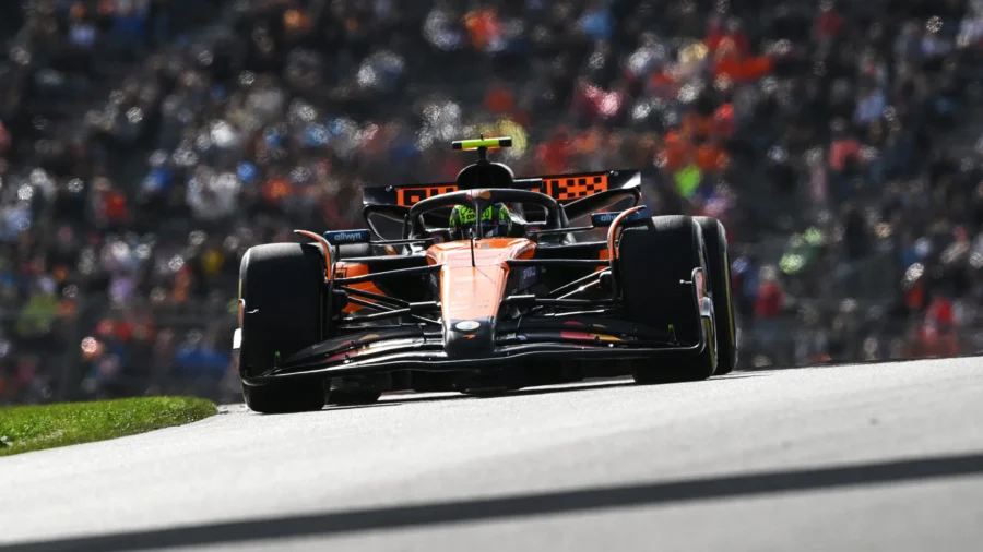 Lando Norris remporte la FP2 aux Pays-Bas, Ferrari reste derrière.