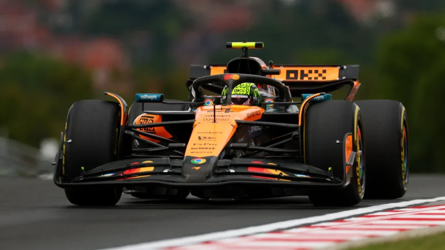McLaren domine la première séance d’essais libres en Hongrie