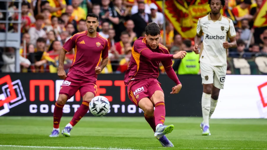 La Roma, avec Lens, deux buts et deux blessés