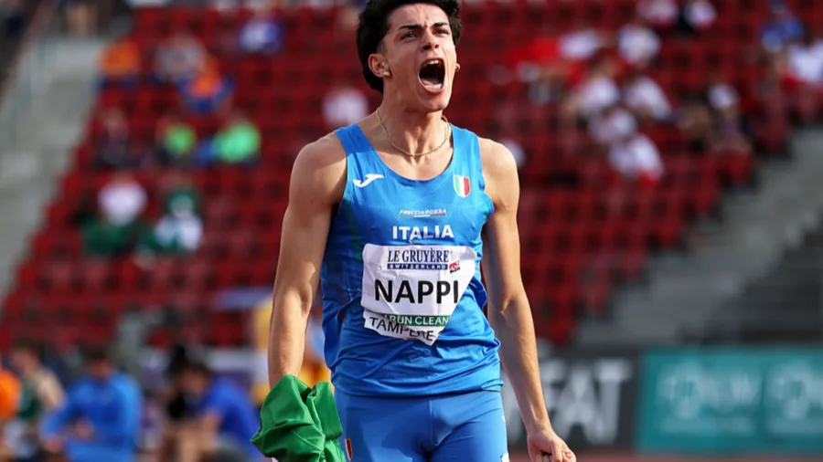 Diego Nappi, spectaculaire médaille d’or sur 200 mètres aux Championnats d’Europe des moins de 20 ans