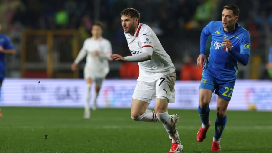 Milan bat Empoli à dix contre dix : premier but pour Santiago Gimenez