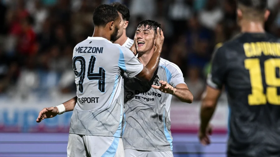 Coup d’envoi de la Coppa Italia, Virtus Entella protagoniste : quatre buts contre Ternana