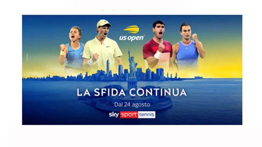 US Open, Sky annonce sa programmation (streaming sur Now)