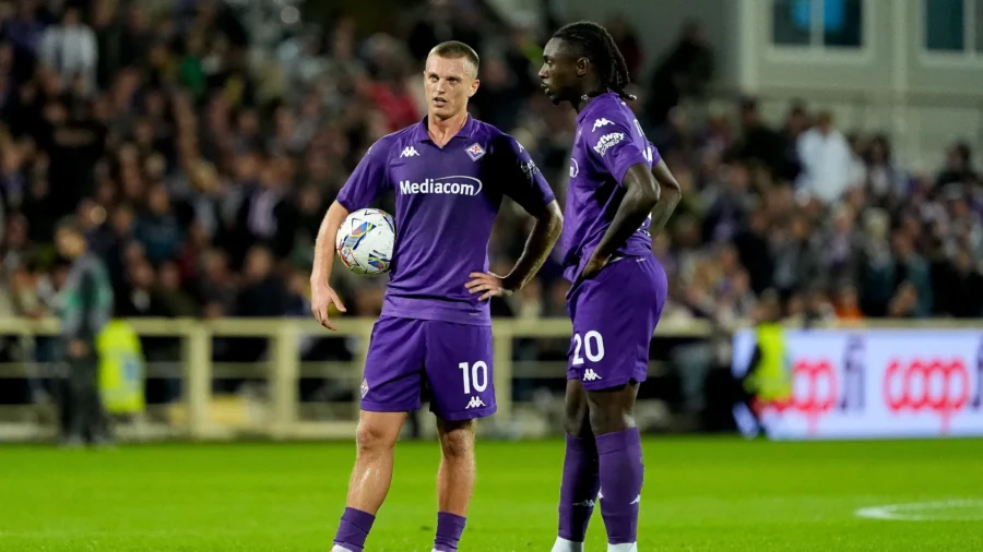 Fiorentina, Albert Gudmundsson et Moise Kean incertains pour Côme