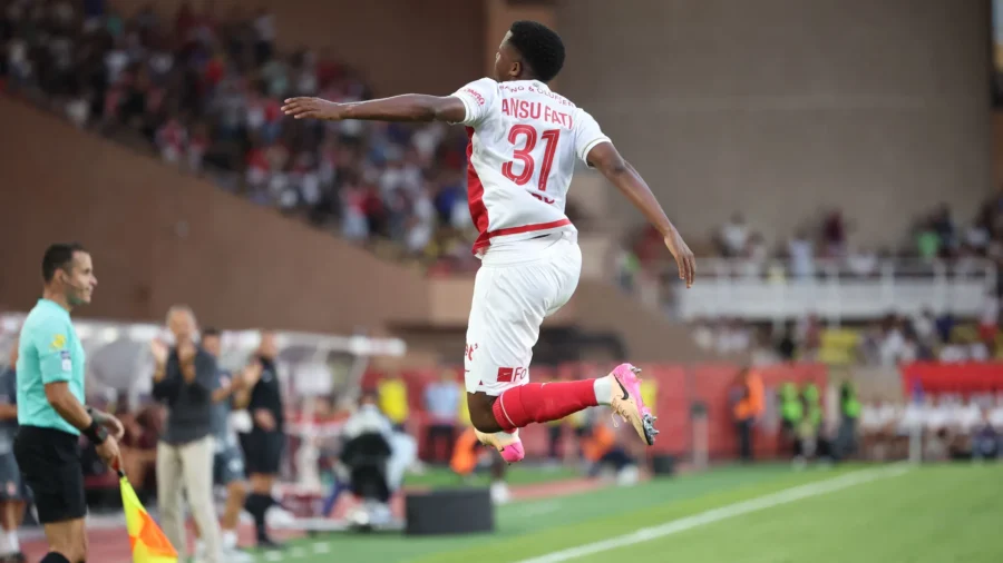 Ansu Fati, trois coups de pied dans la crise : avec Monaco trois buts en 72 minutes