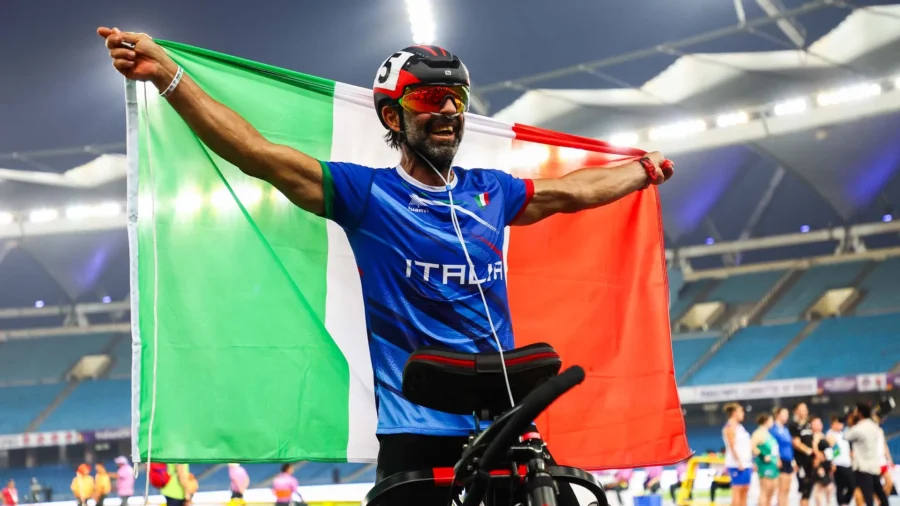 Carlo Calcagni et une médaille d’or qui pèse comme un rocher