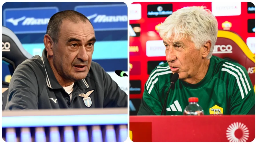 Lazio – Roma : Maurizio Sarri ne pense pas comme Gian Piero Gasperini