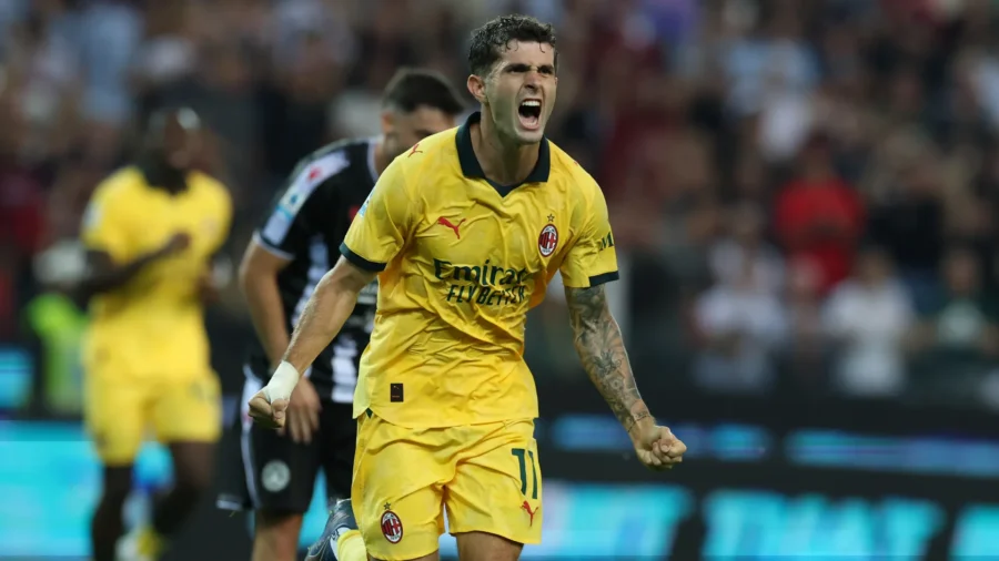 L’AC Milan écrase l’Udinese, Pulisic double la mise