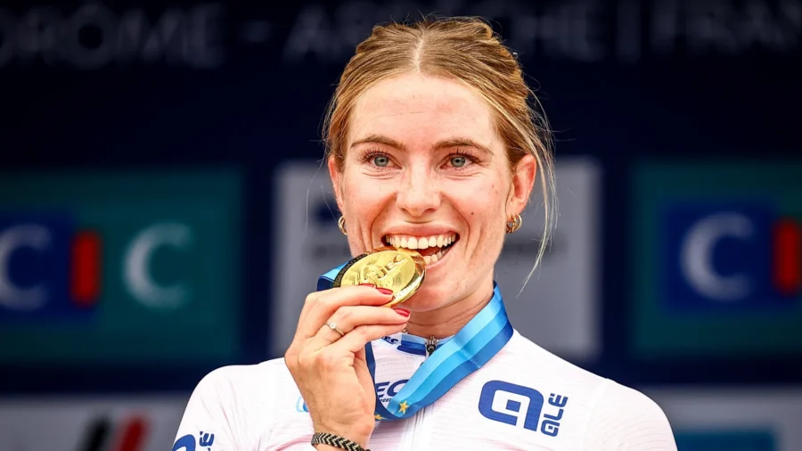 Championnats d’Europe, Demi Vollering en or dans l’élite féminine