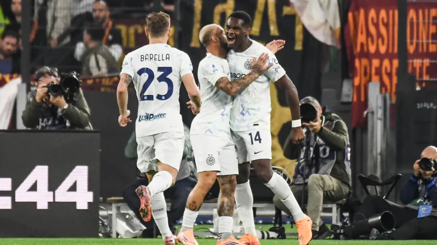 L’Inter s’impose à l’Olimpico et rattrape la Roma et le Napoli en tête du classement