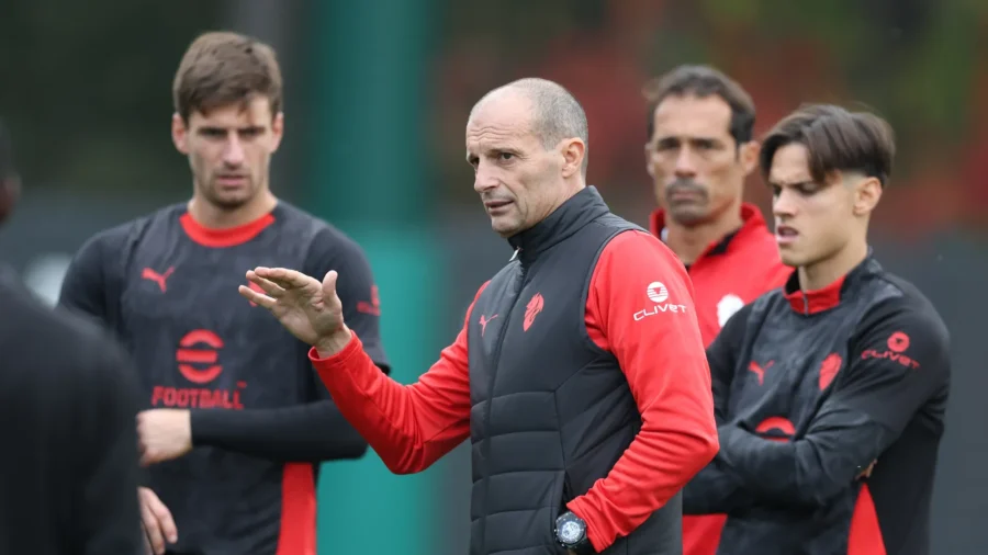 A.C. Milan, Massimiliano Allegri ne se sent pas en fuite