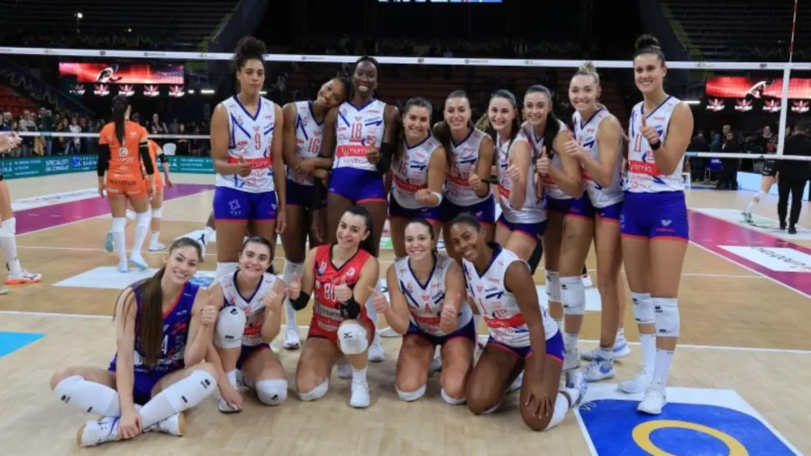 Numia Vero Volley Milan, premier match victorieux à l’extérieur