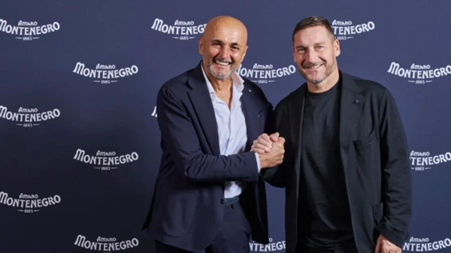 Amaro Montenegro célèbre l’amitié entre Totti et Spalletti