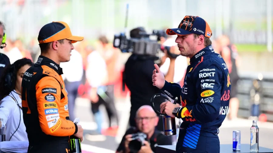 Max Verstappen perd patience avec Lando Norris : "Je ne veux pas lui parler&quot ;