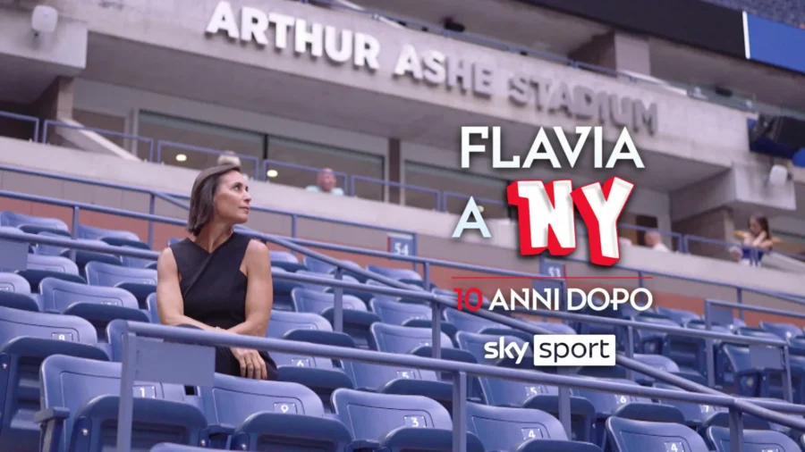 Flavia Pennetta retourne à New York avec Sky Sport