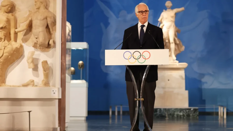 La flamme olympique est en route, Giovanni Malagò célèbre l’Italie et le sport
