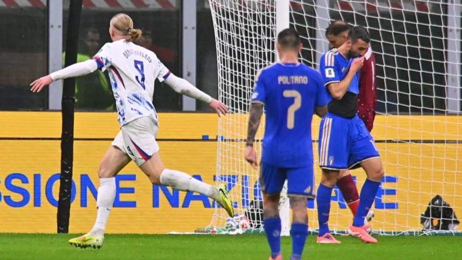 Italie, tout sauf 9-0 : la victoire de la goleada va à la Norvège