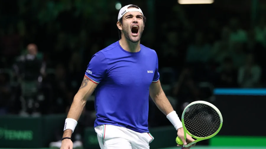 Coupe Davis, l’Italie 1-0 sur l’Autriche : Matteo Berrettini bat Jurij Rodionov