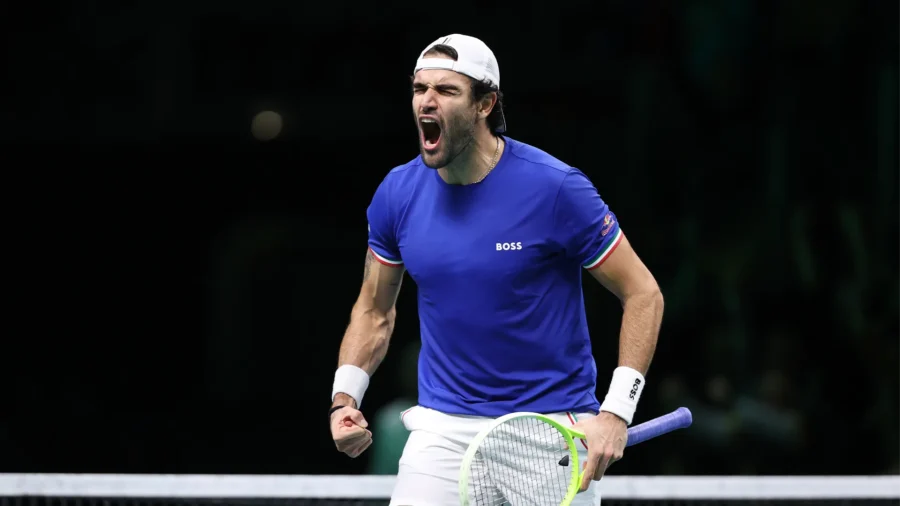 Matteo Berrettini bat Collignon : Italie-Belgique 1-0 en Coupe Davis