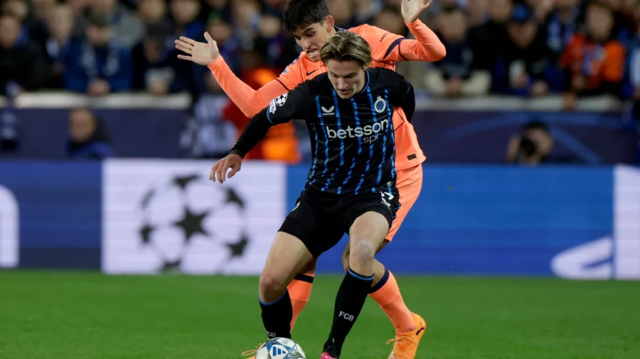 Ligue des champions : Barcelone bloqué à Bruges, sourit Manchester City et Galatasaray