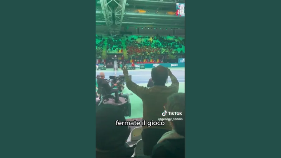 Un spectateur diabolisé demande le report du match de Coupe Davis France-Belgique