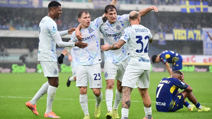 Inter, victoire in extremis à Vérone : 2-1 à 94&apos ;