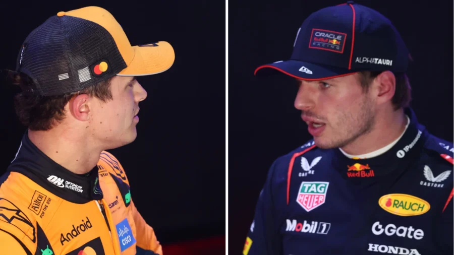 Lando Norris-Max Verstappen, des étincelles sur la piste : l’emportement du pilote McLaren.