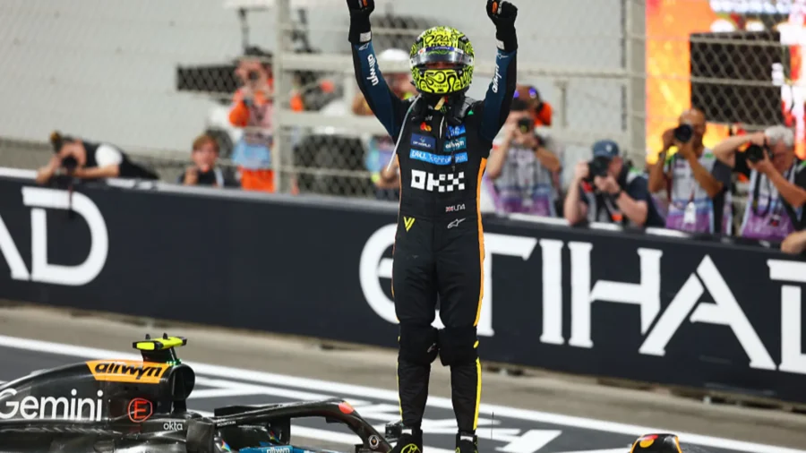 Max Verstappen gagne mais pas assez, Lando Norris champion du monde.